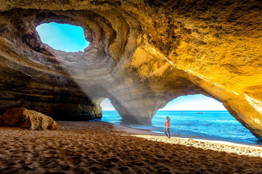 Benagil Cave in Portimao, Portugal