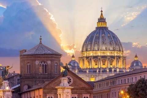 Saint Peter's Basilica in Rome, Italy
